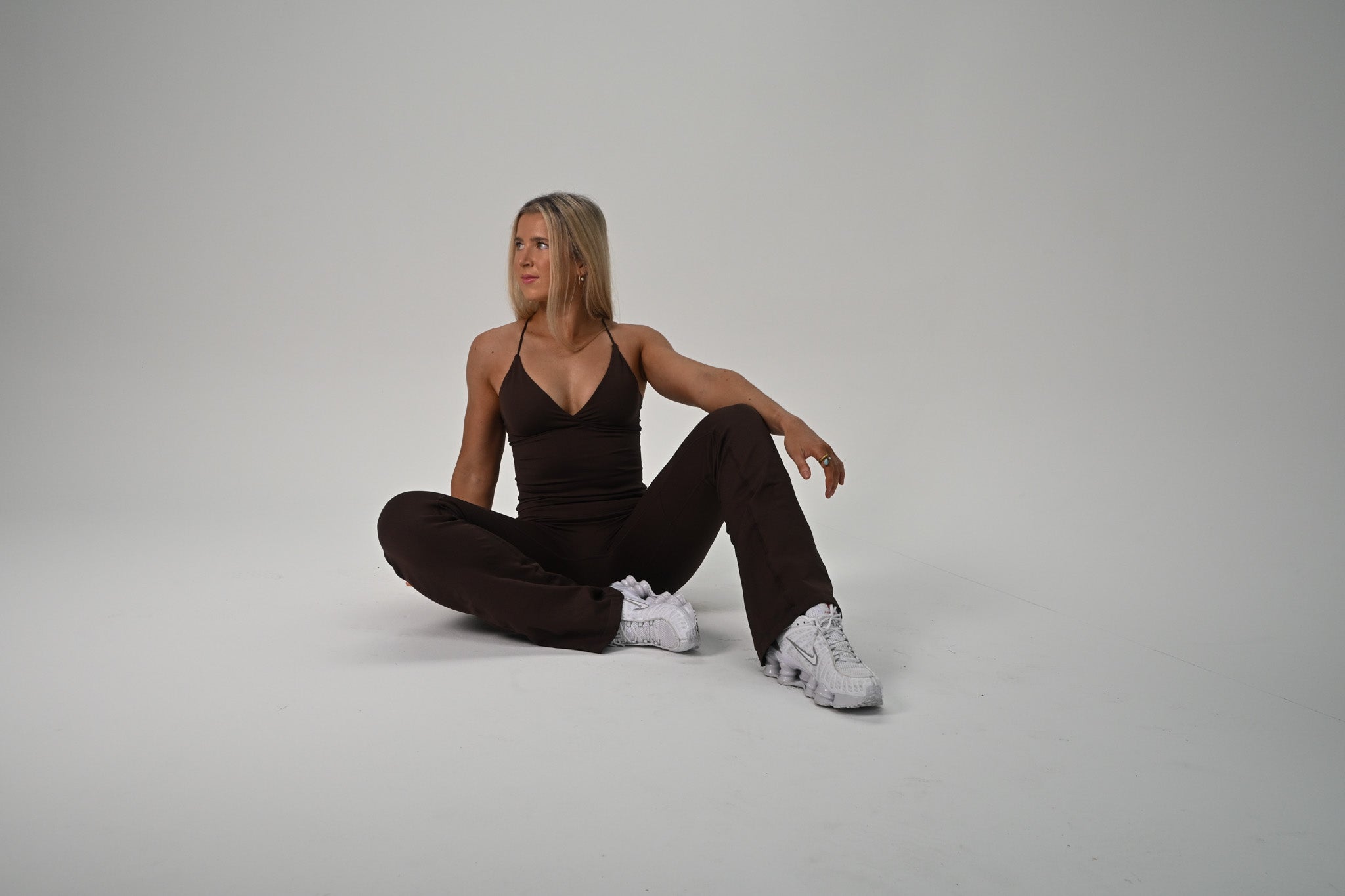 CHOCOLATE FLARED LEGGINGS