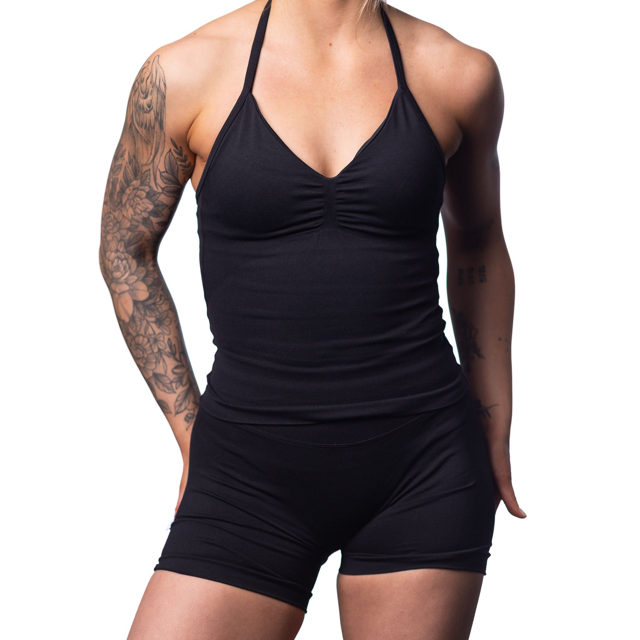 MIDNIGHT BLACK SCULPT SHORTS
